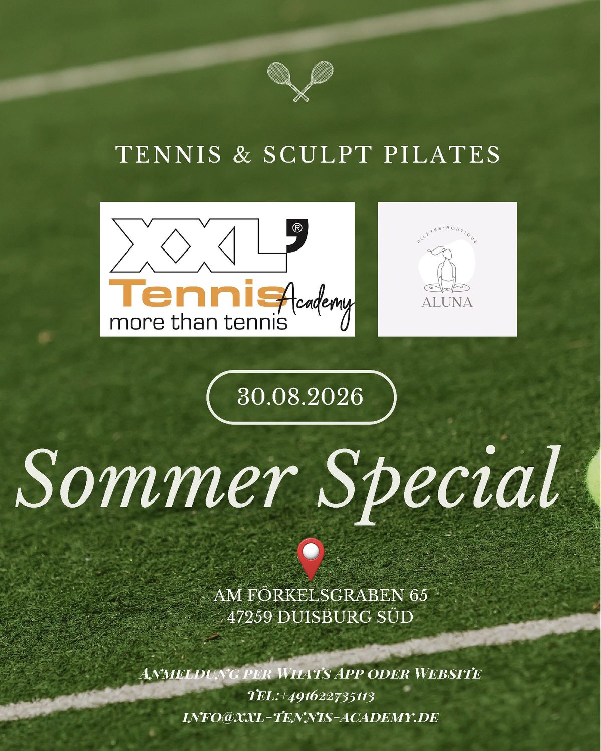 Sommer Special 2026 – Tennis & Sculpt Pilates